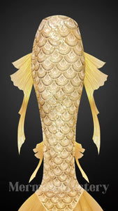 Mermaid Mystery Scale Patterns Hybrid Silicone Mermaid Tail