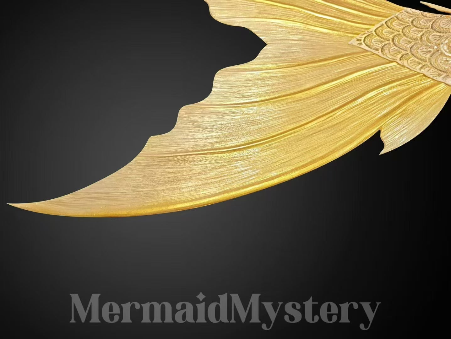Mermaid Mystery Scale Patterns Hybrid Silicone Mermaid Tail