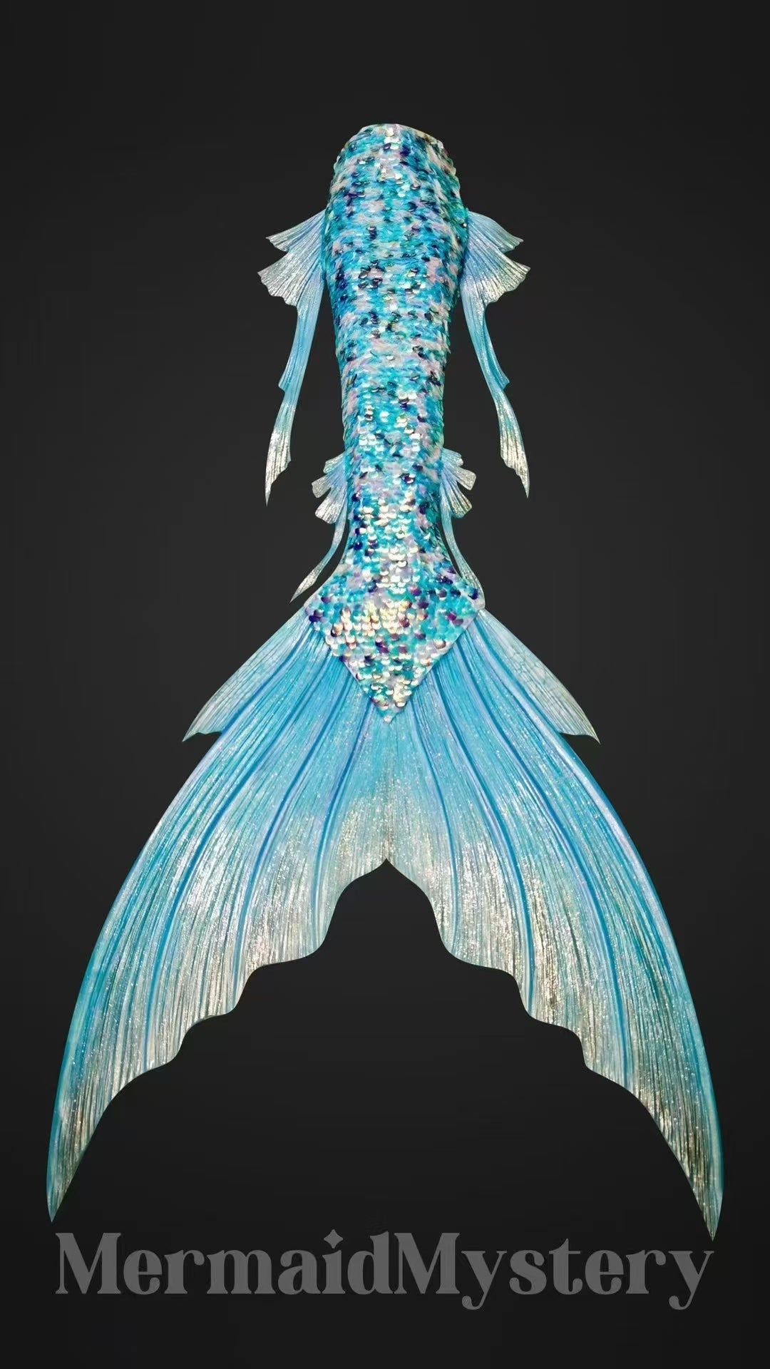 Mermaid Mystery Sequins Hybrid Silicone Mermaid Tail