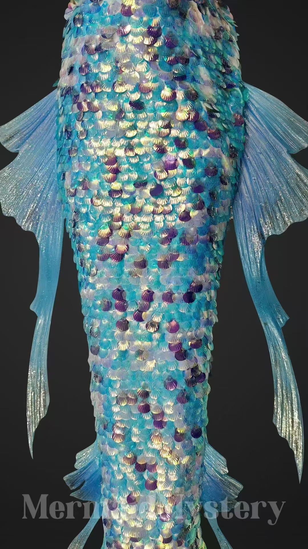 Mermaid Mystery Sequins Hybrid Silicone Mermaid Tail