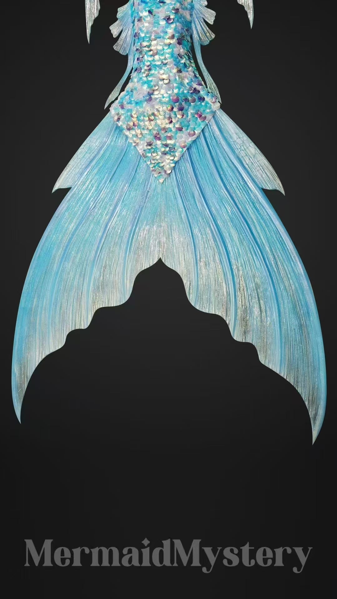 Mermaid Mystery Sequins Hybrid Silicone Mermaid Tail