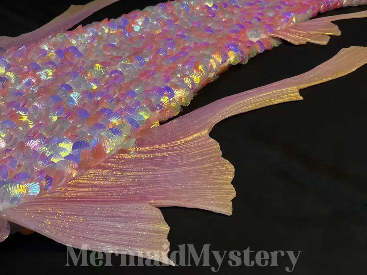 Mermaid Mystery Sequins Hybrid Silicone Mermaid Tail