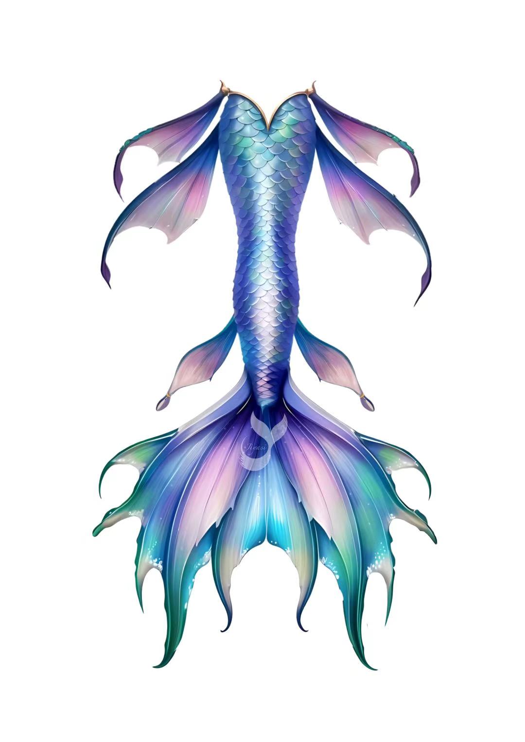 JIYASI Siren Mermaid Tail
