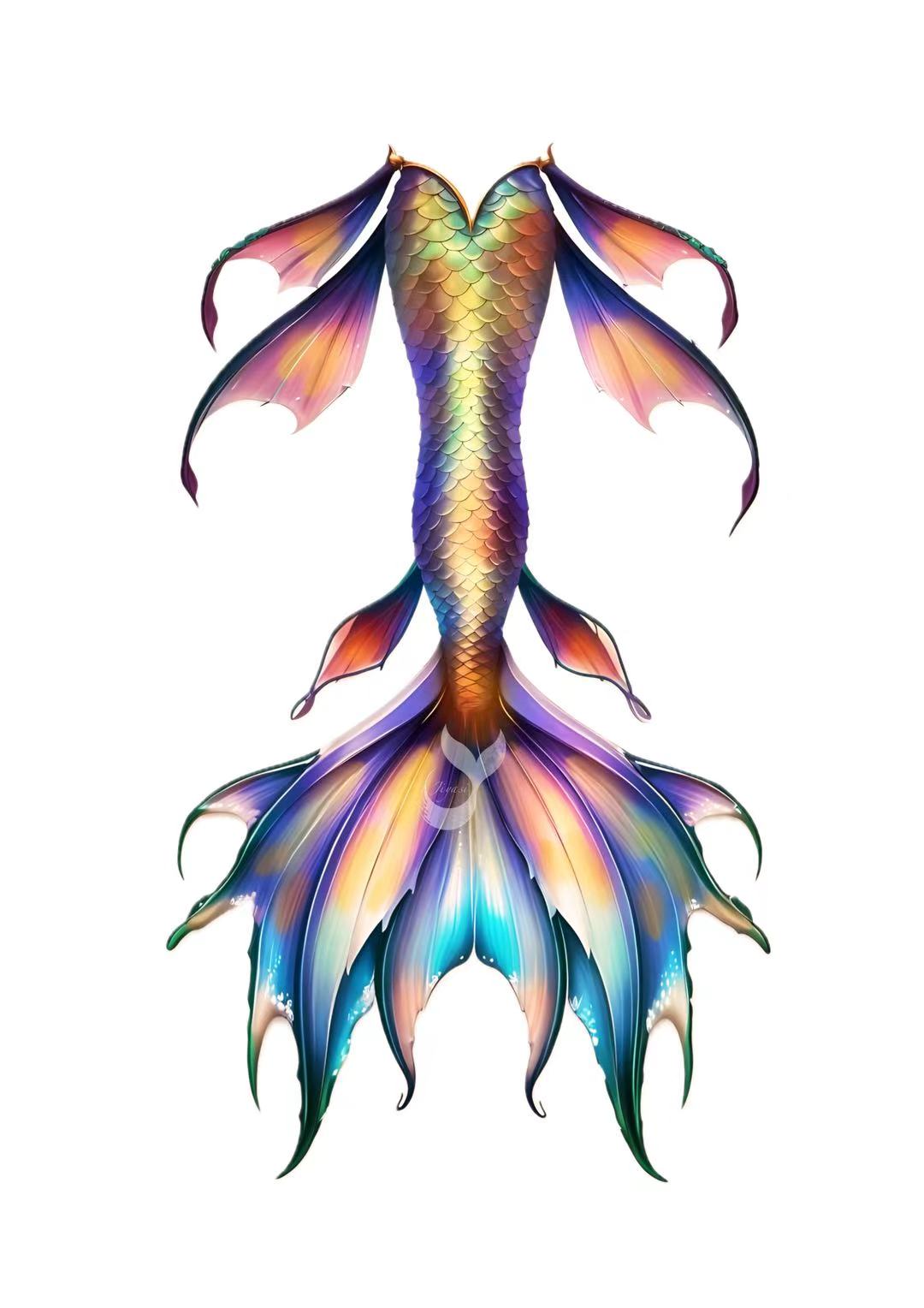 JIYASI Siren Mermaid Tail
