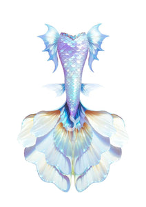 JIYASI Betta Fish Mermaid Tail