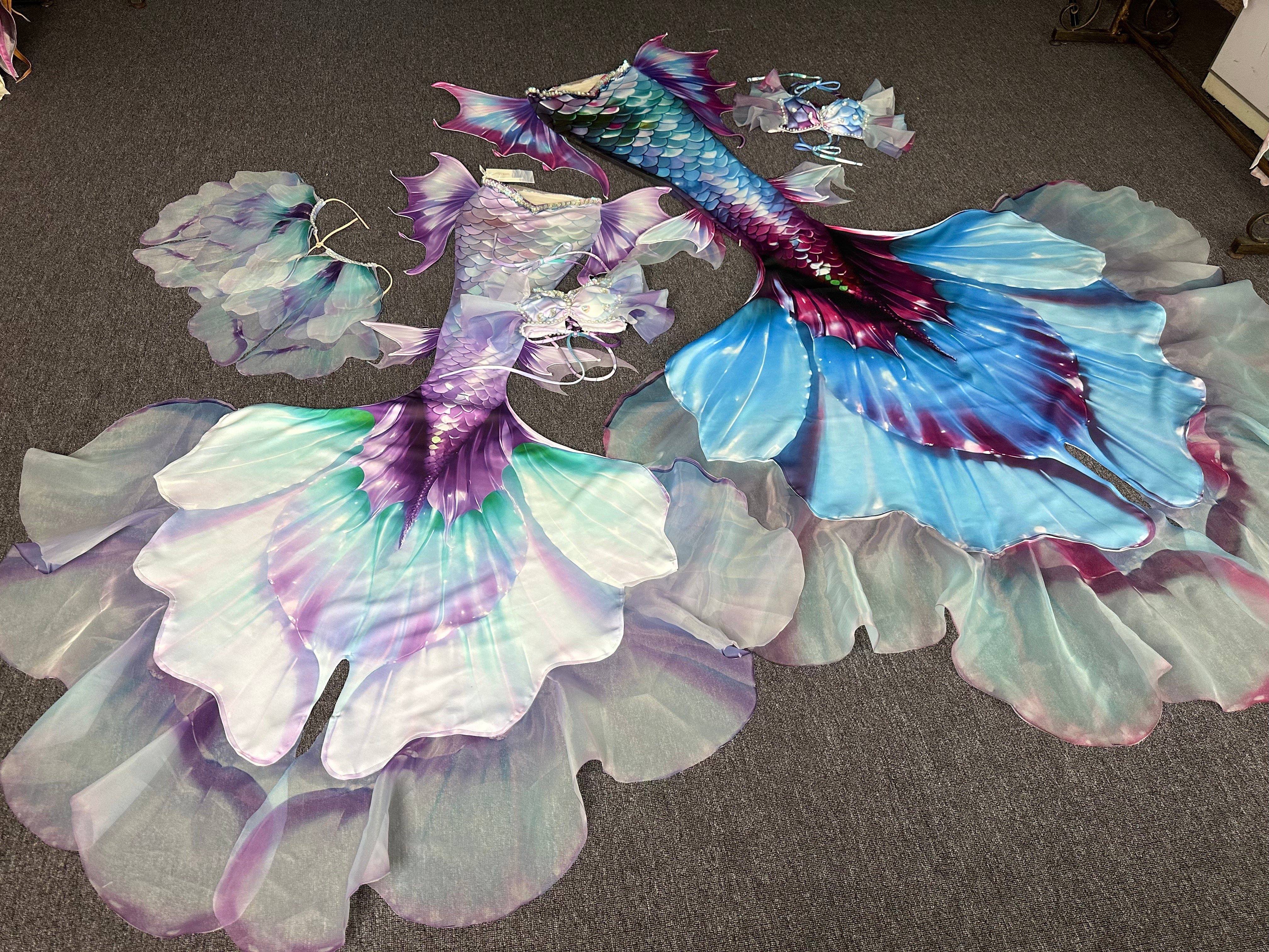 JIYASI Betta Fish Mermaid Tail
