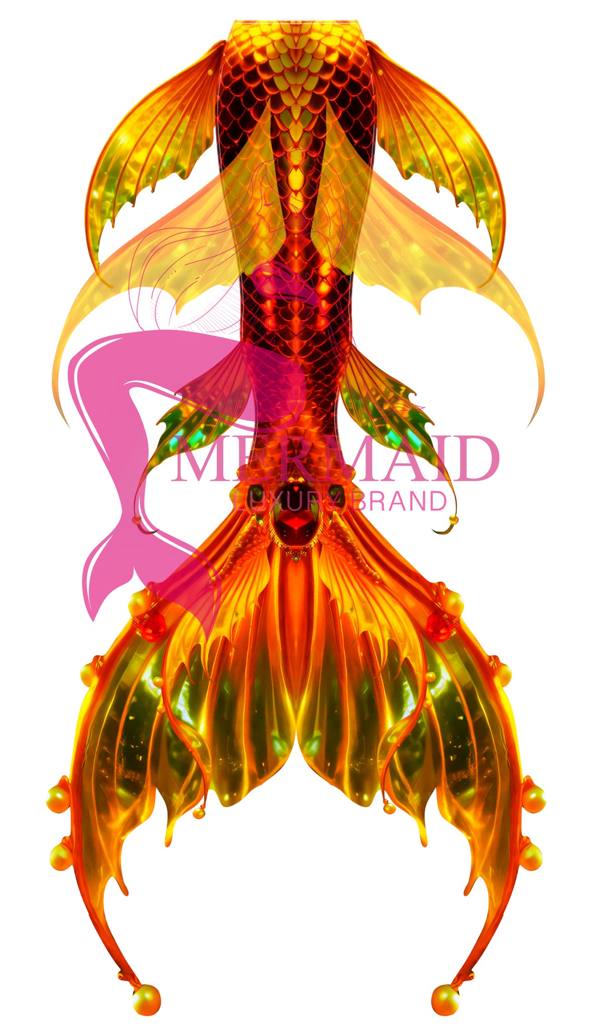 Velvet Bloom Mermaid Tail