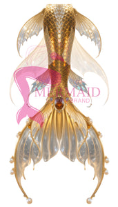 Velvet Bloom Mermaid Tail