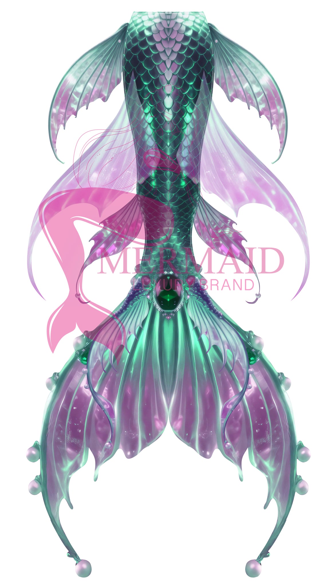 Velvet Bloom Mermaid Tail