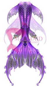 Velvet Bloom Mermaid Tail