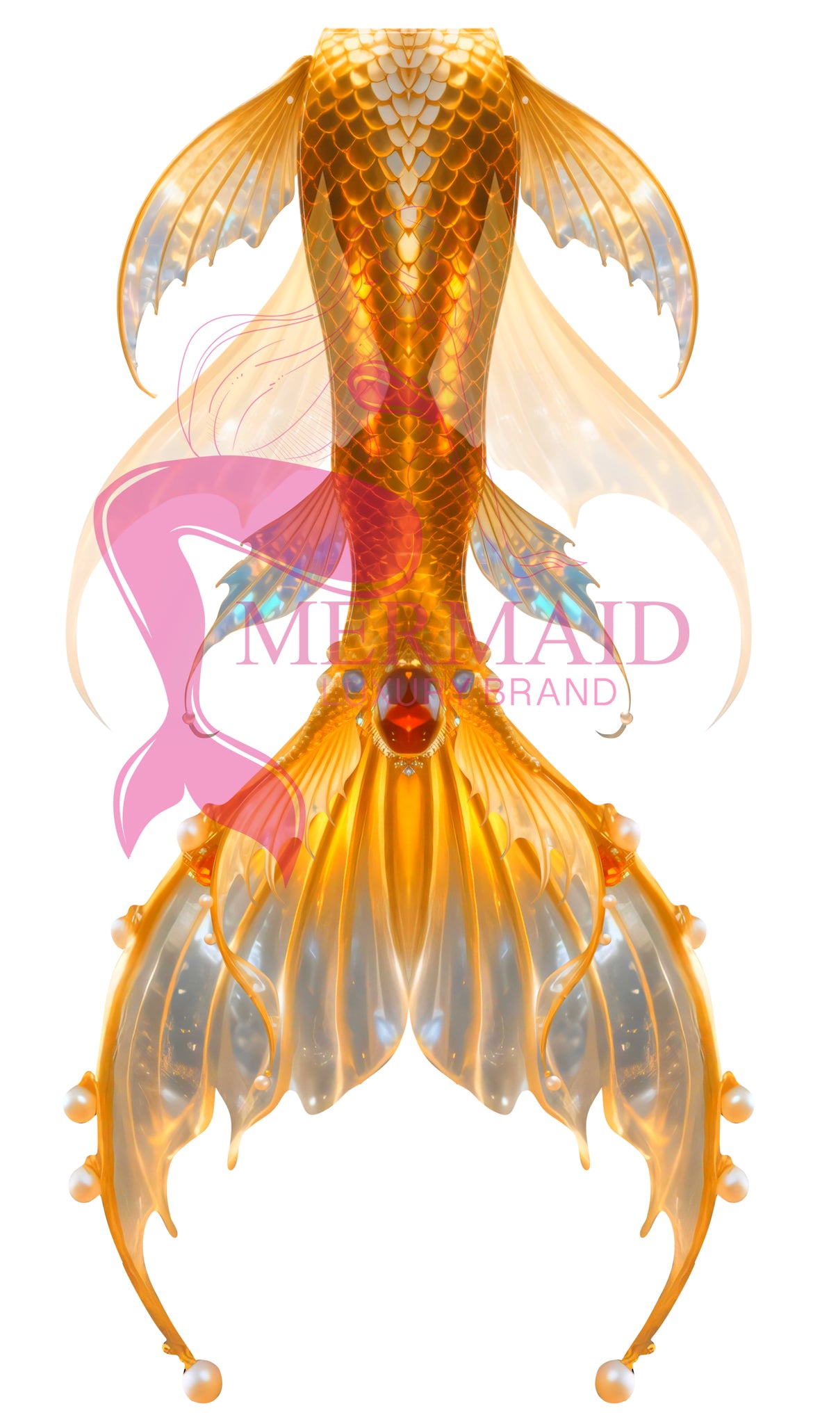 Velvet Bloom Mermaid Tail