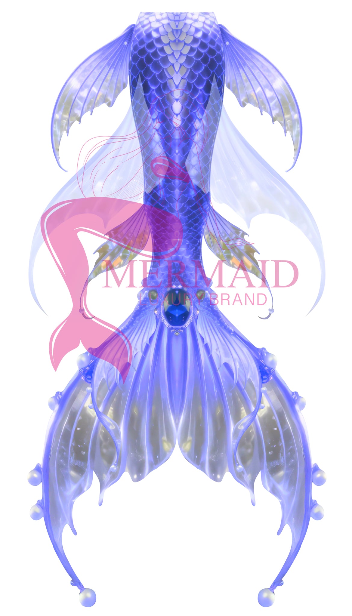 Velvet Bloom Mermaid Tail