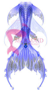 Velvet Bloom Mermaid Tail
