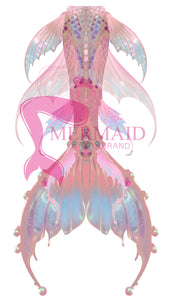Velvet Bloom Mermaid Tail