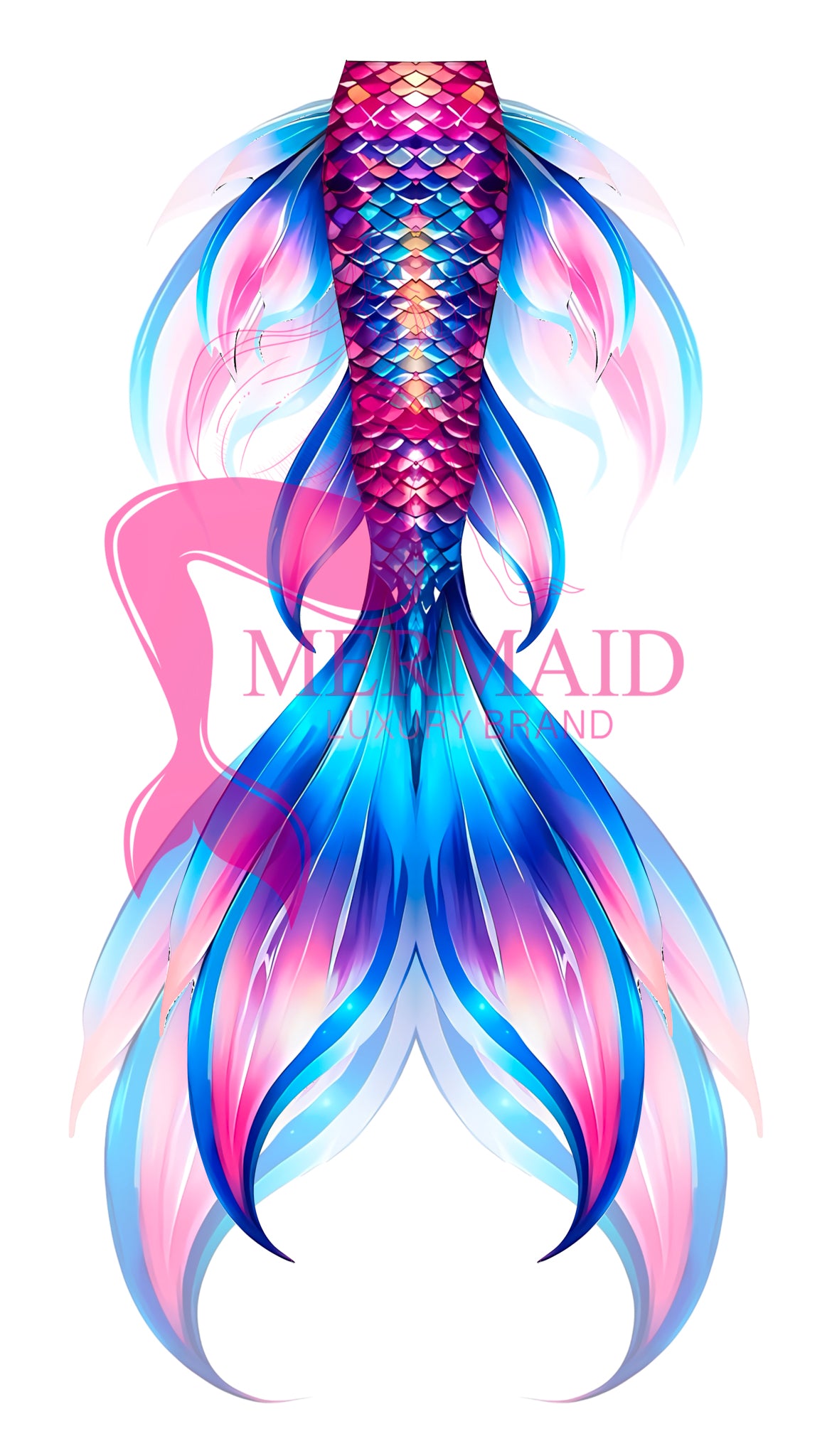 Glazed Light Mermaid Tail