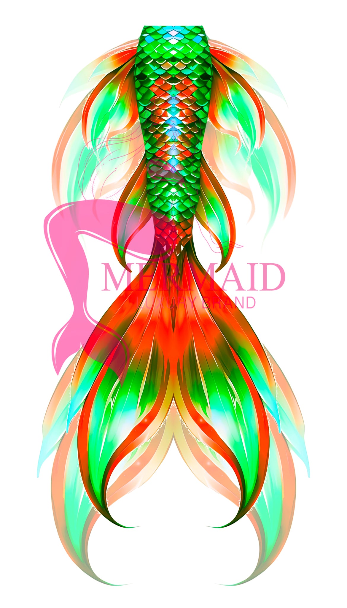 Glazed Light Mermaid Tail