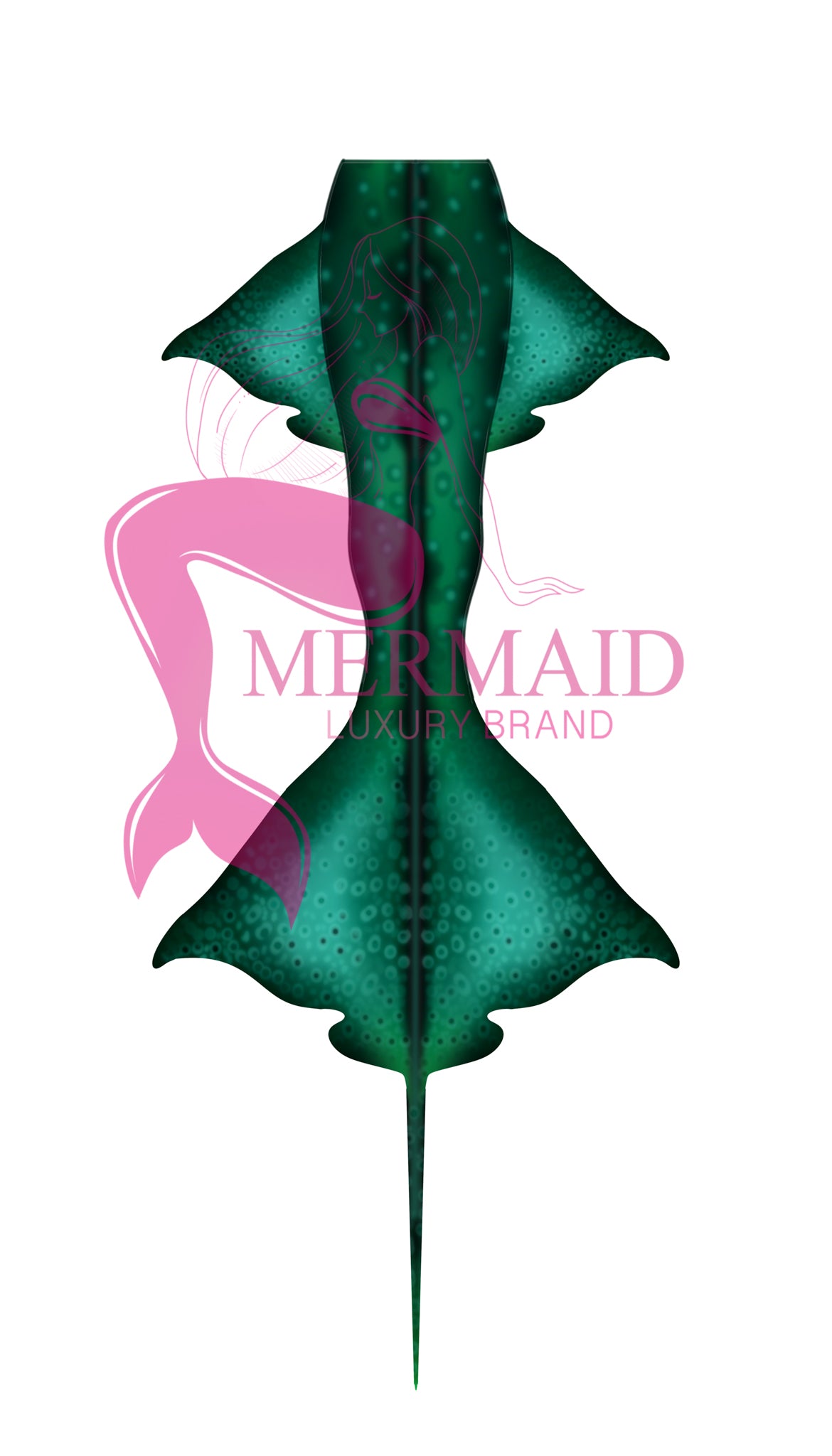 Shadow Manta Mermaid Tail