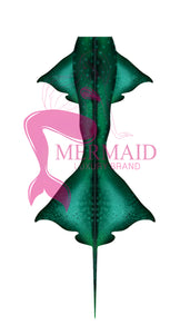 Shadow Manta Mermaid Tail