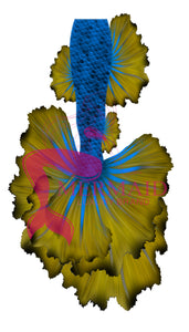 Azure Bloom Mermaid Tail