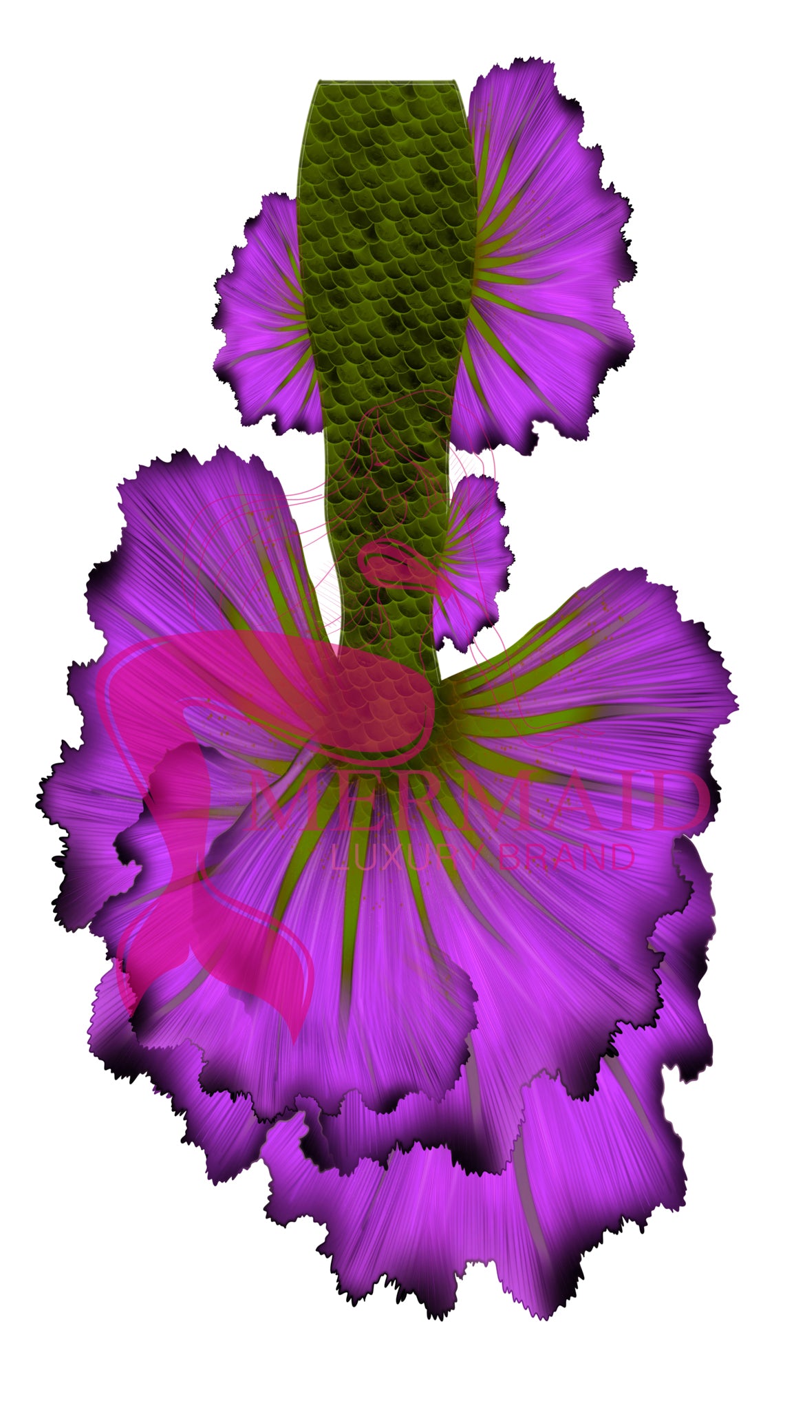 Azure Bloom Mermaid Tail