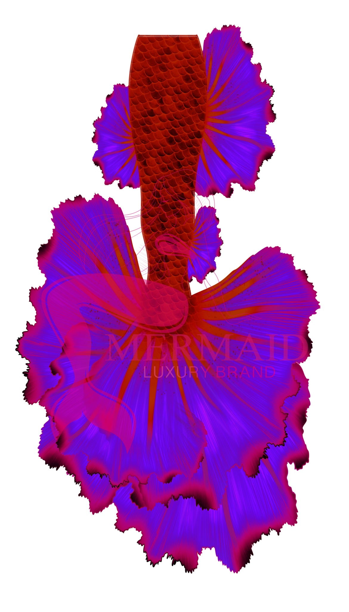 Azure Bloom Mermaid Tail