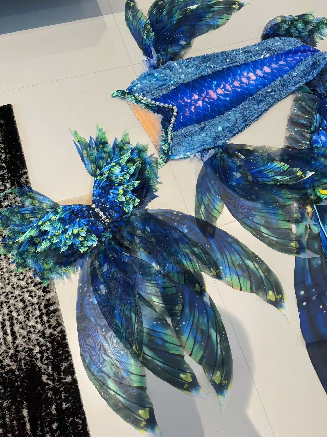 Peacock Palace Mermaid Tail