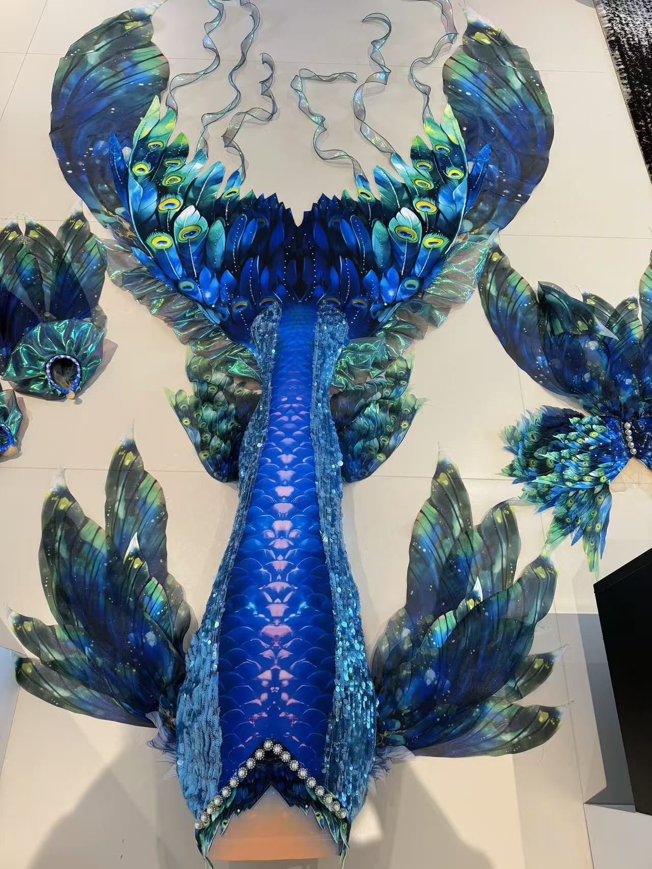 Peacock Palace Mermaid Tail