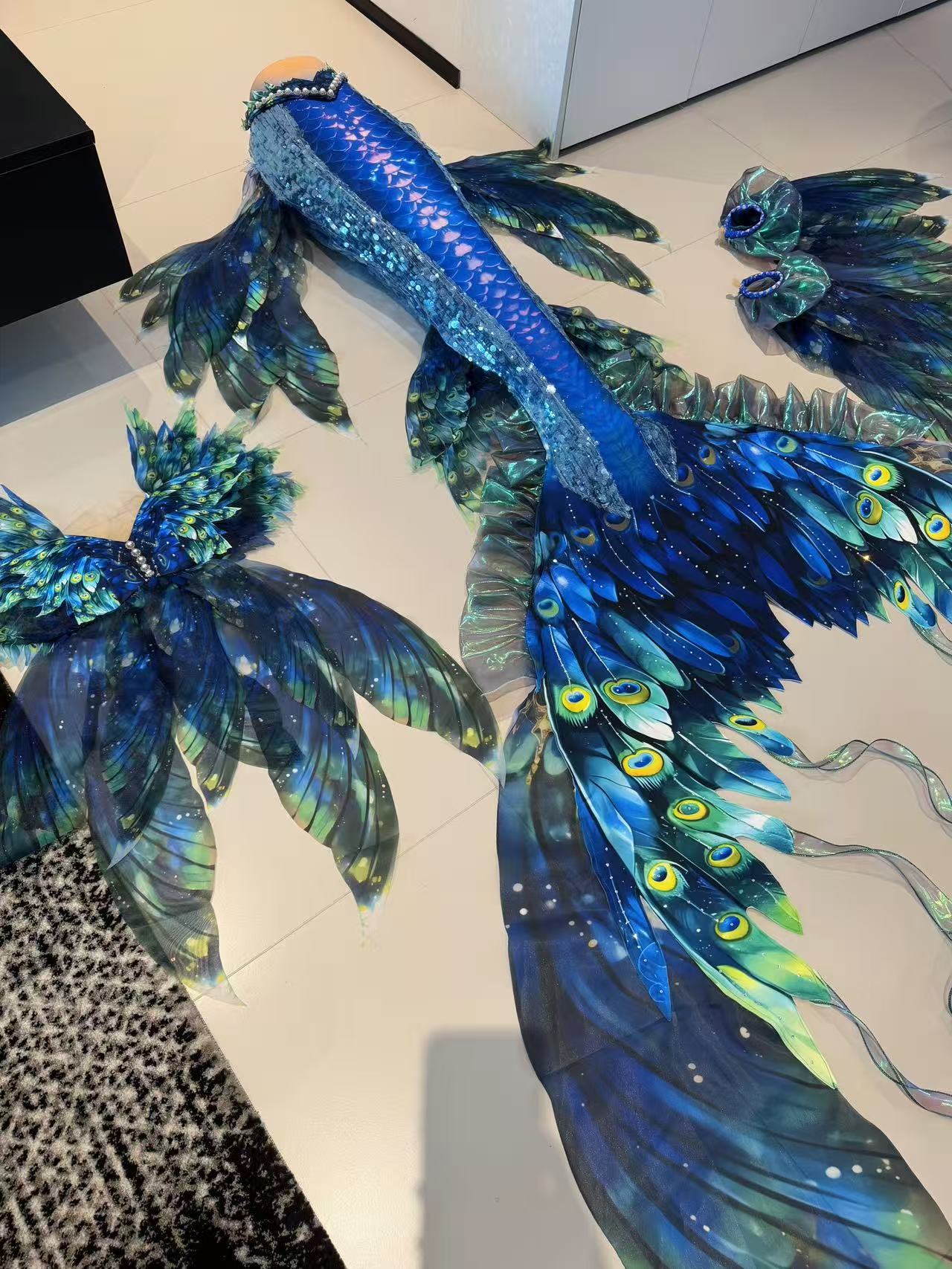 Peacock Palace Mermaid Tail