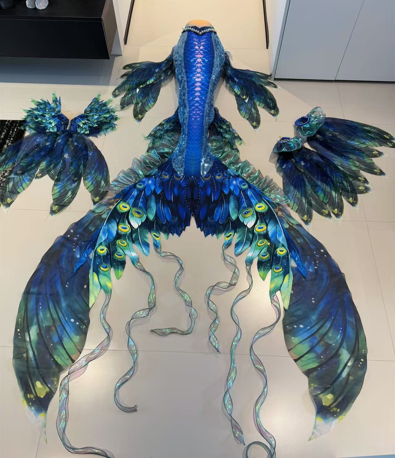 Peacock Palace Mermaid Tail