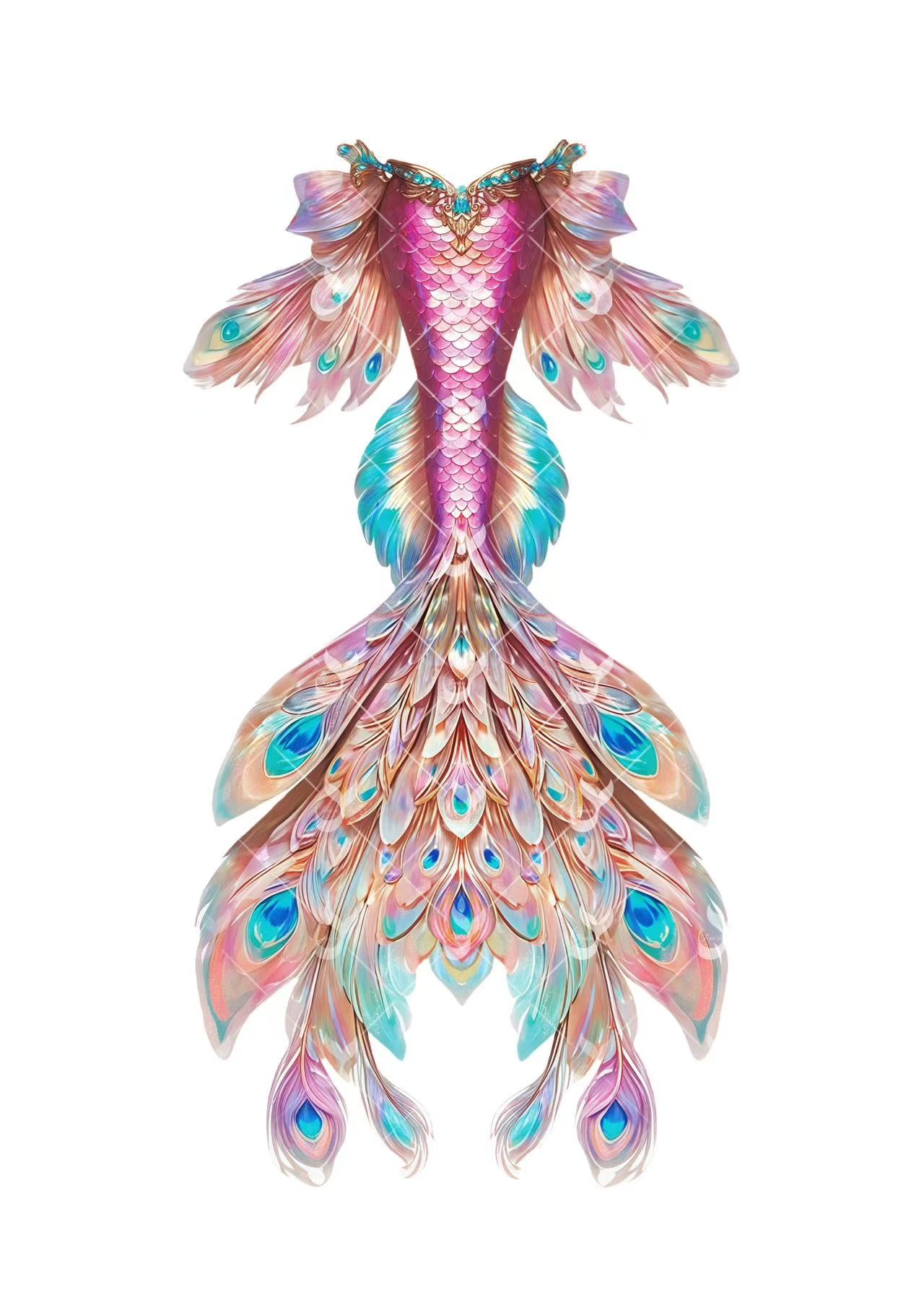 JIYASI Divine Feather Mermaid Tail