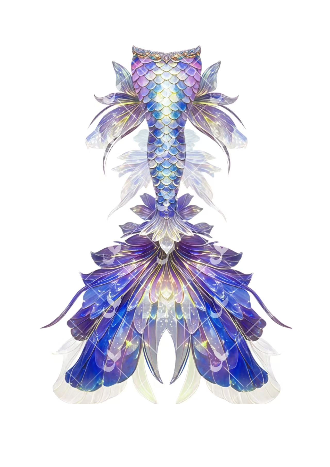 JIYASI Iris Mermaid Tail