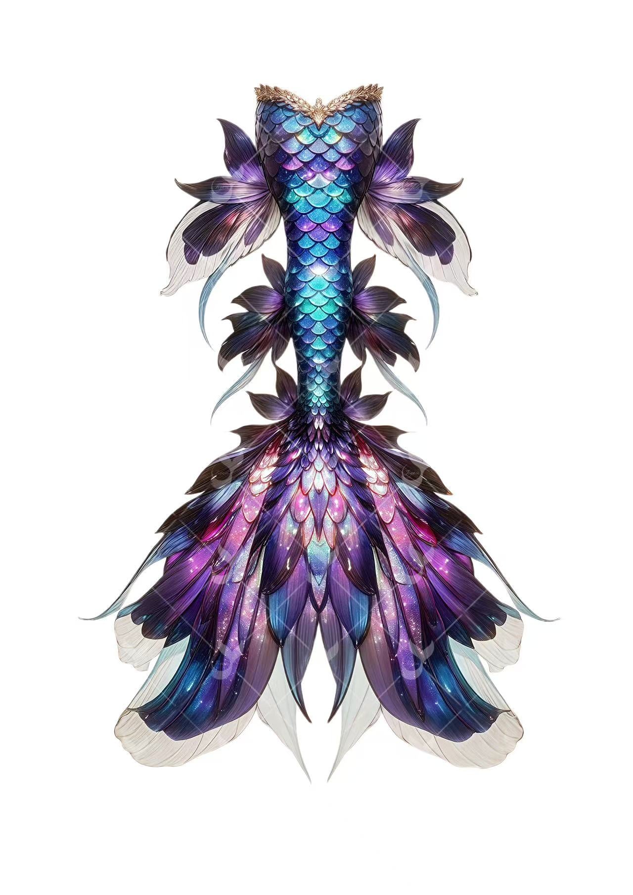 JIYASI Iris Mermaid Tail