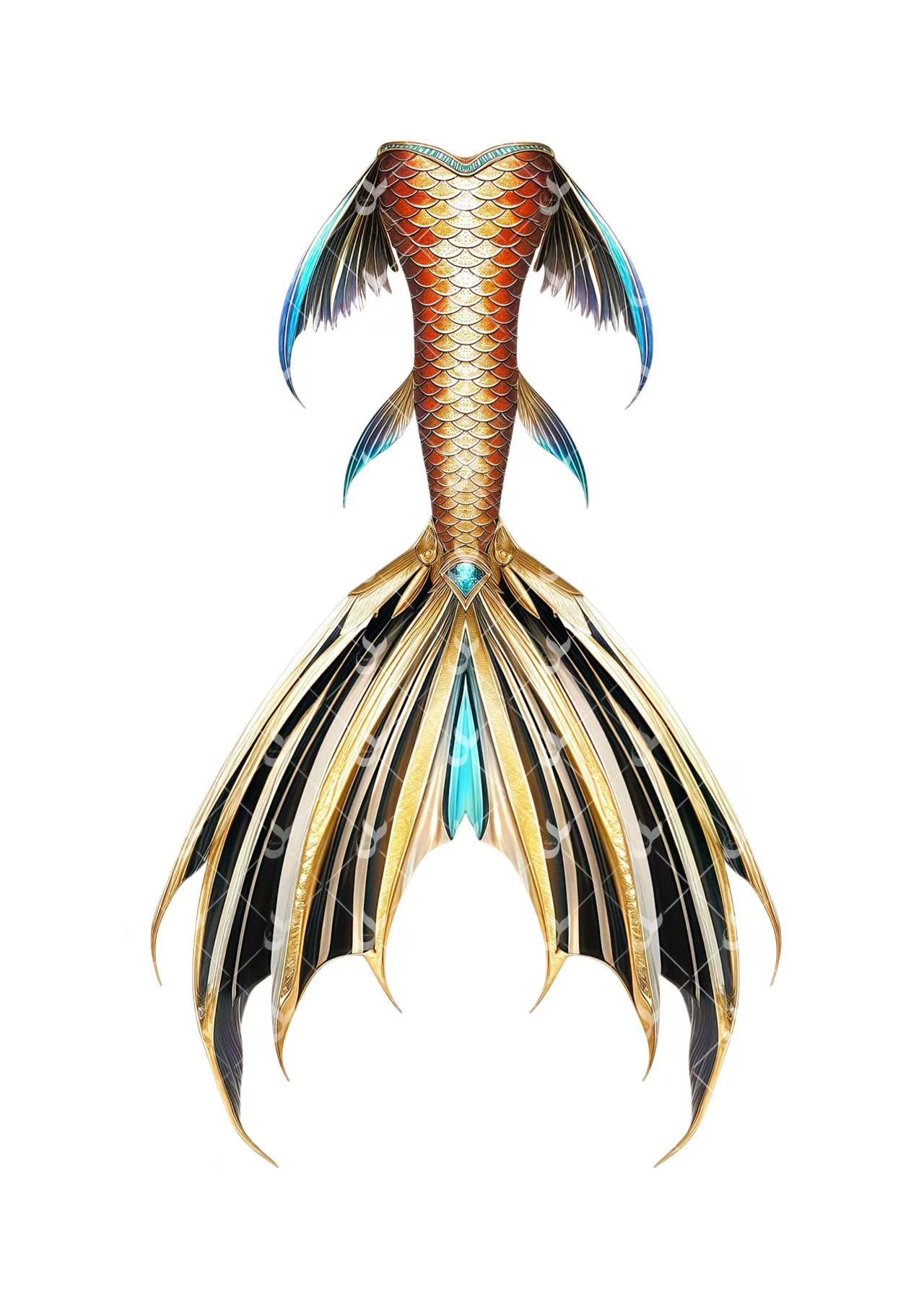 JIYASI Nile Mermaid Tail