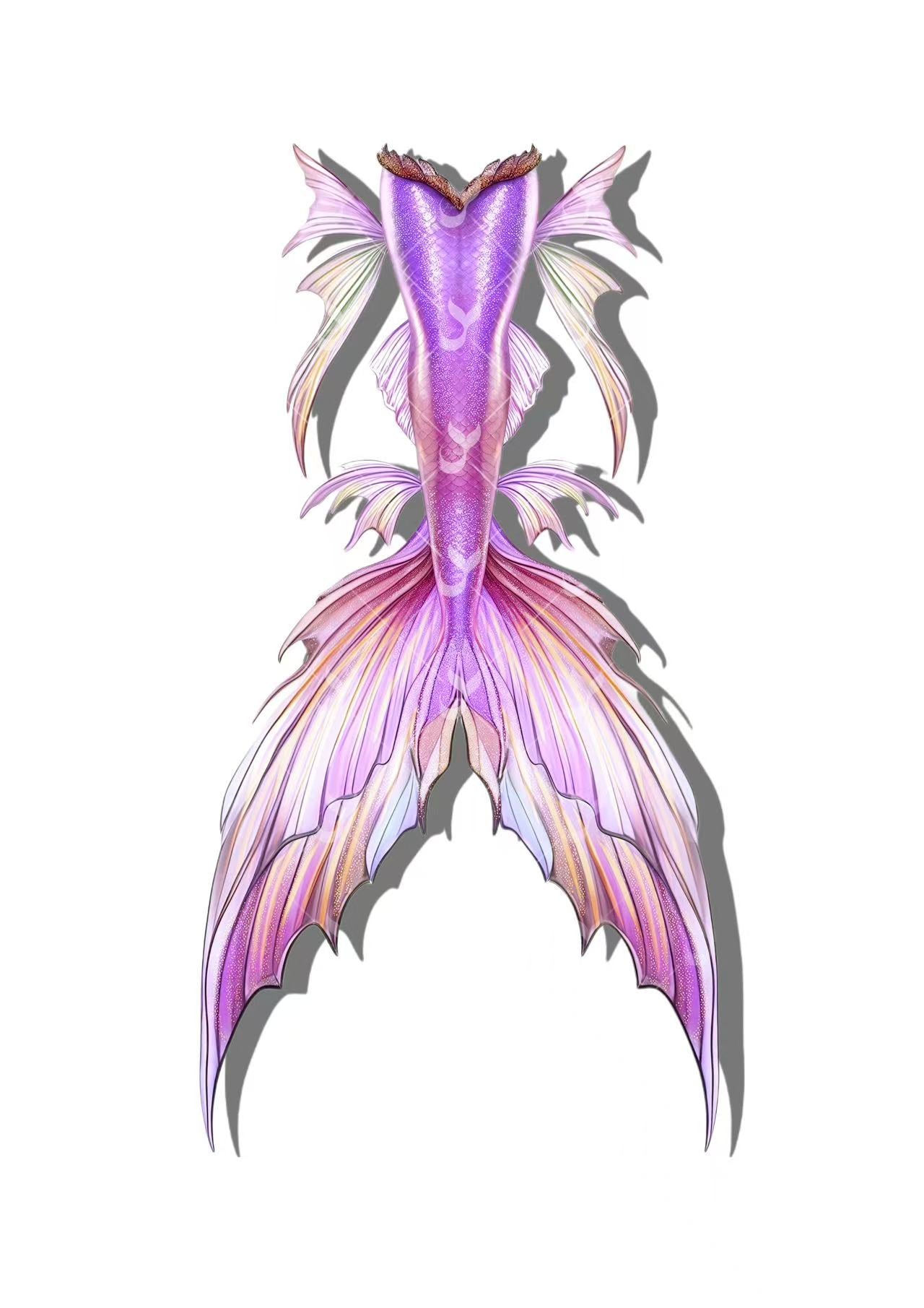 JIYASI Glimmer Scales Mermaid Tail