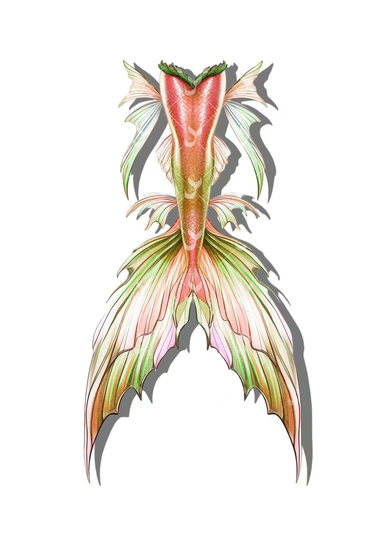 JIYASI Glimmer Scales Mermaid Tail
