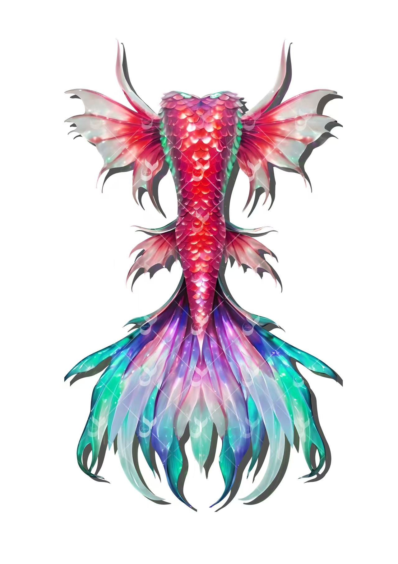 JIYASI Auspice Mermaid Tail