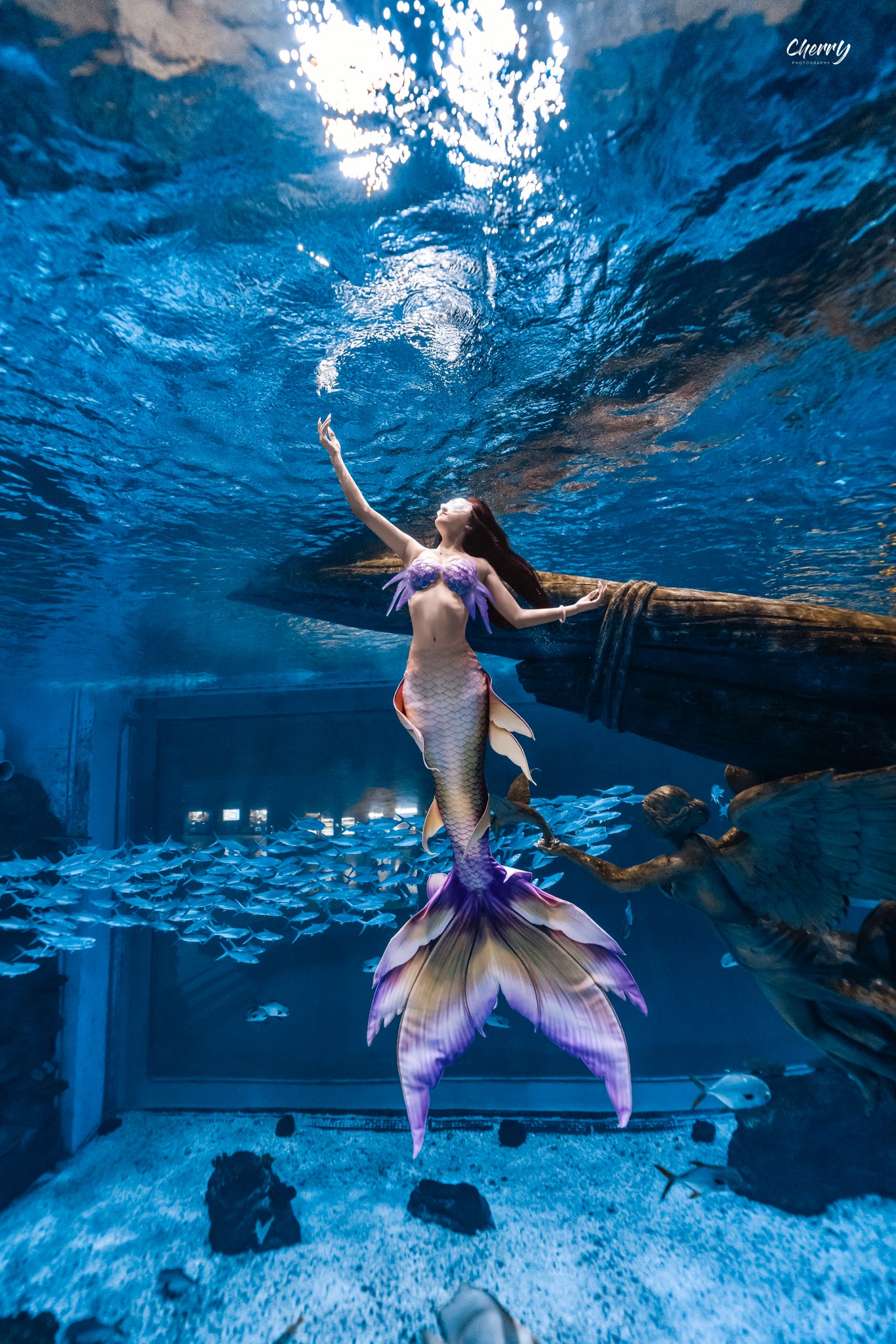 SARY Crystal Clarity Silicone Mermaid Top