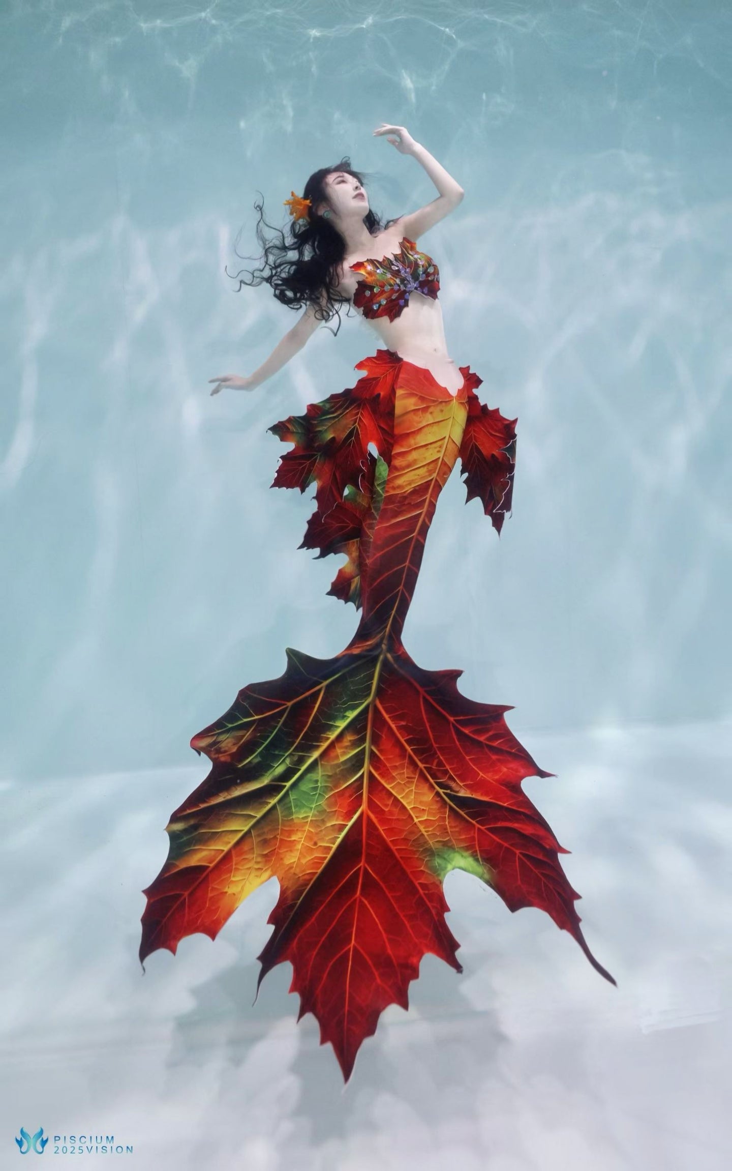 Mertiful Fallen Leaves Mermaid Tail