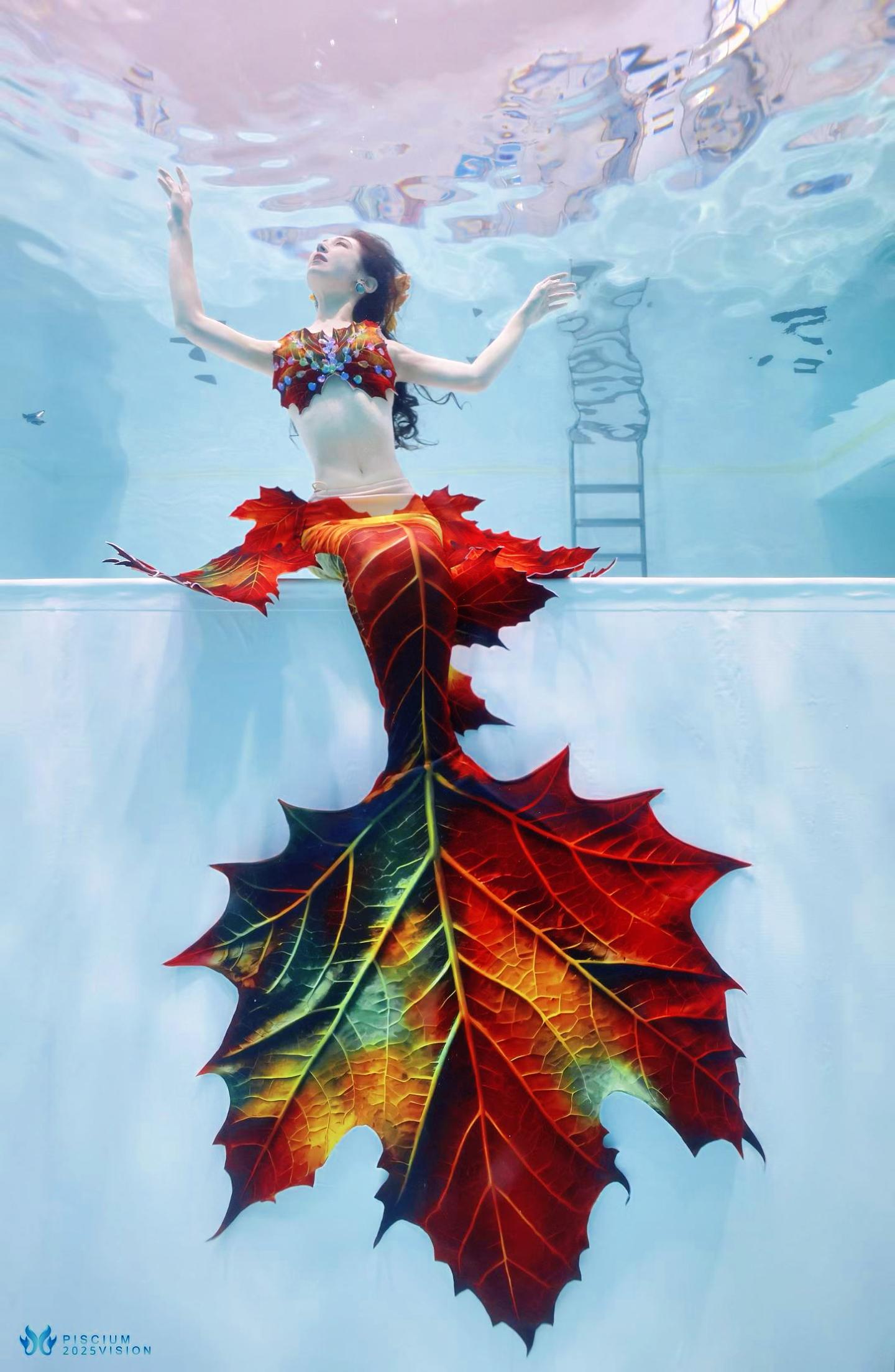 Mertiful Fallen Leaves Mermaid Tail