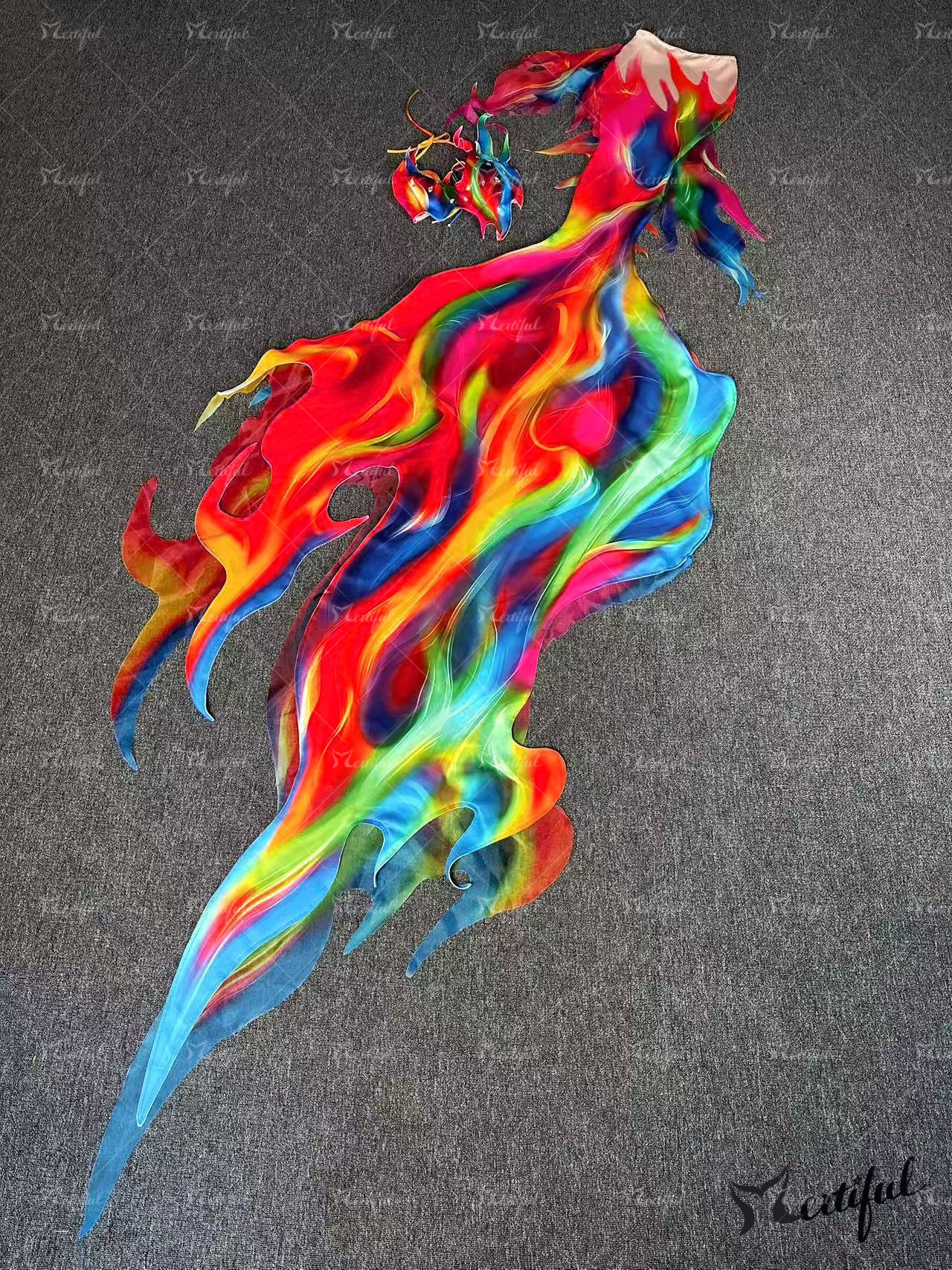 Mertiful Fire Sprite Mermaid Tail