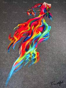 Mertiful Fire Sprite Mermaid Tail