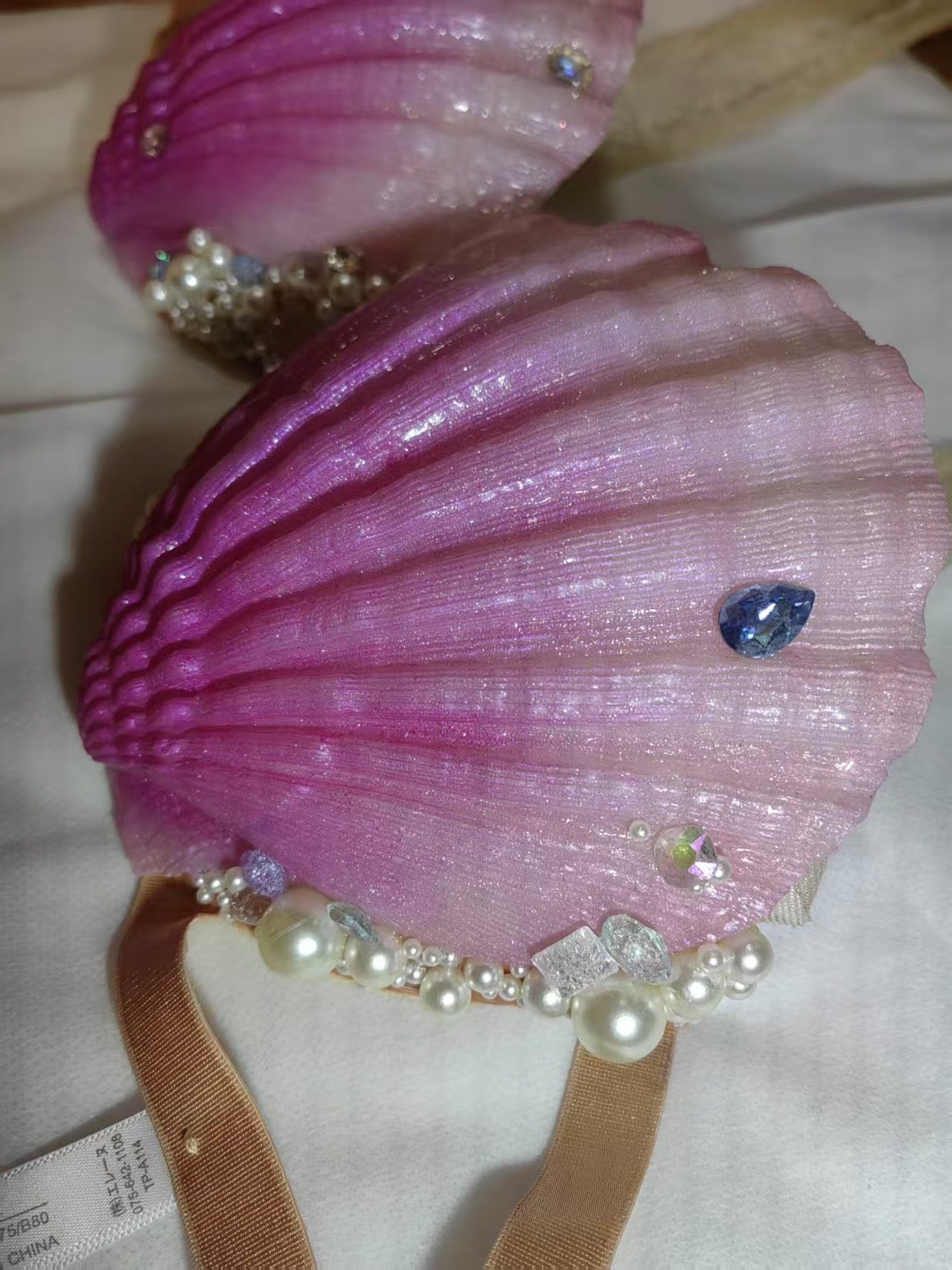 Classic Shell Silicone Mermaid Top