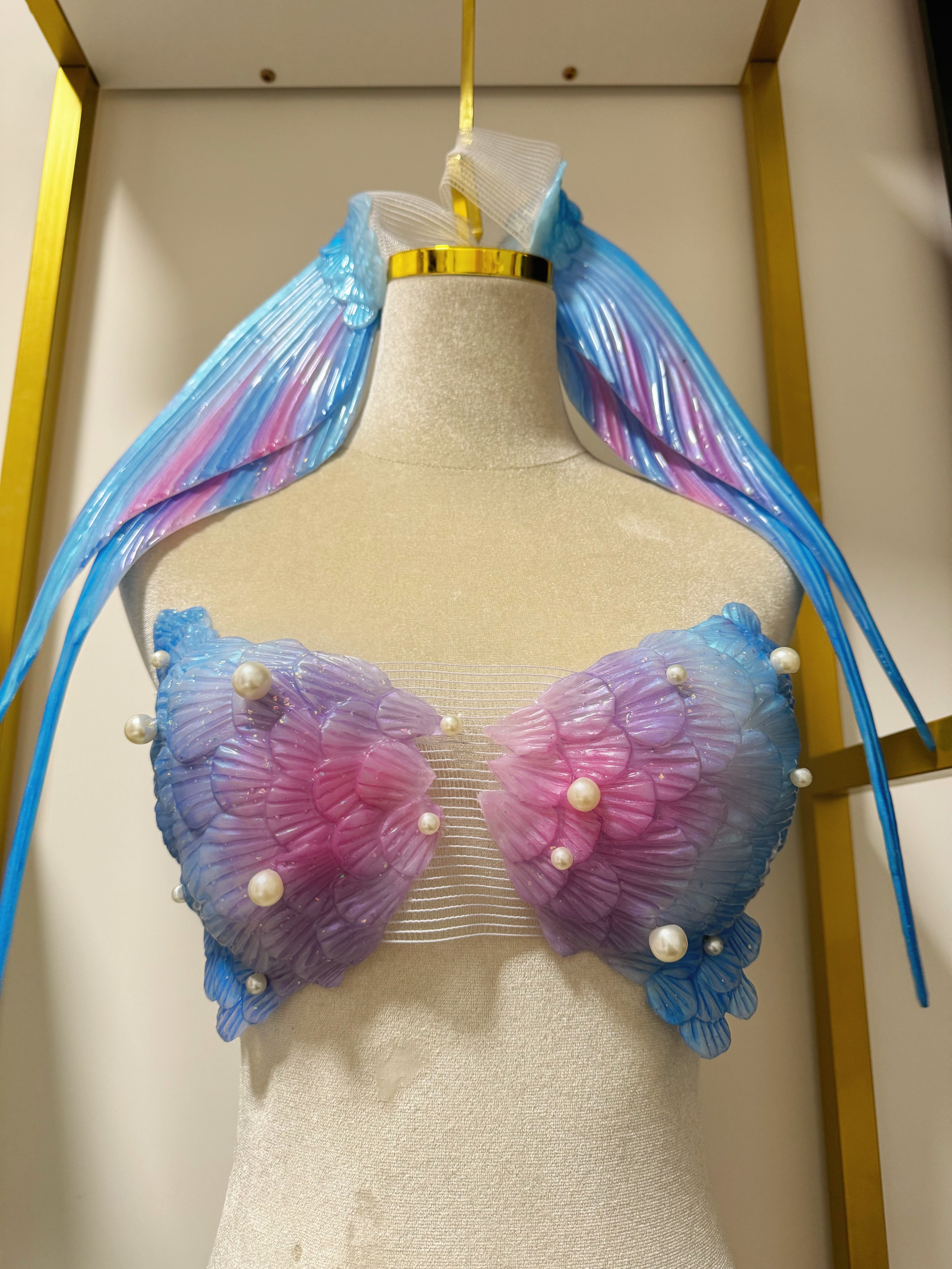 Qianzhi Scales Silicone Mermaid Top