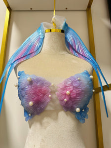 Qianzhi Scales Silicone Mermaid Top
