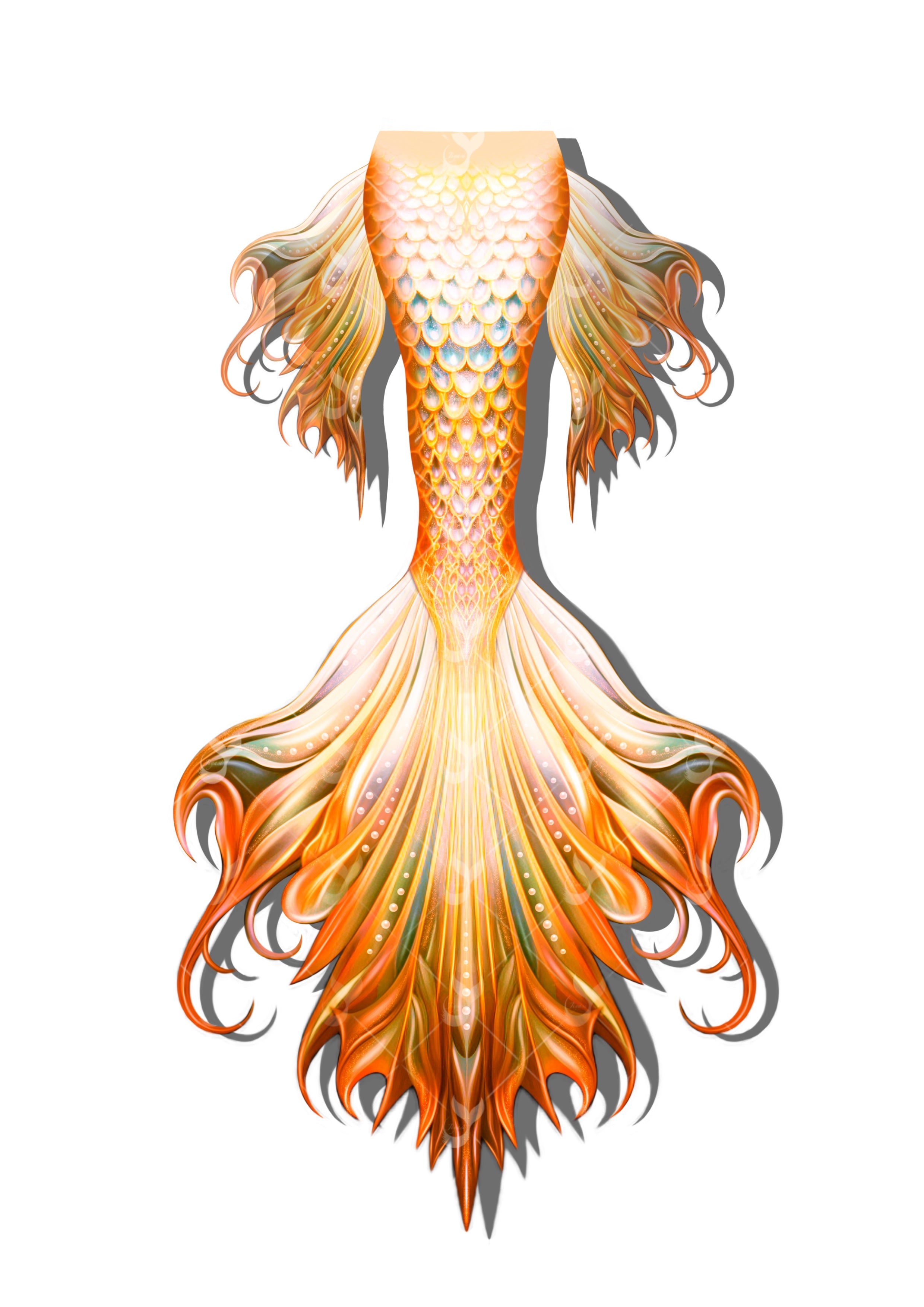 JIYASI Stars Mermaid Tail
