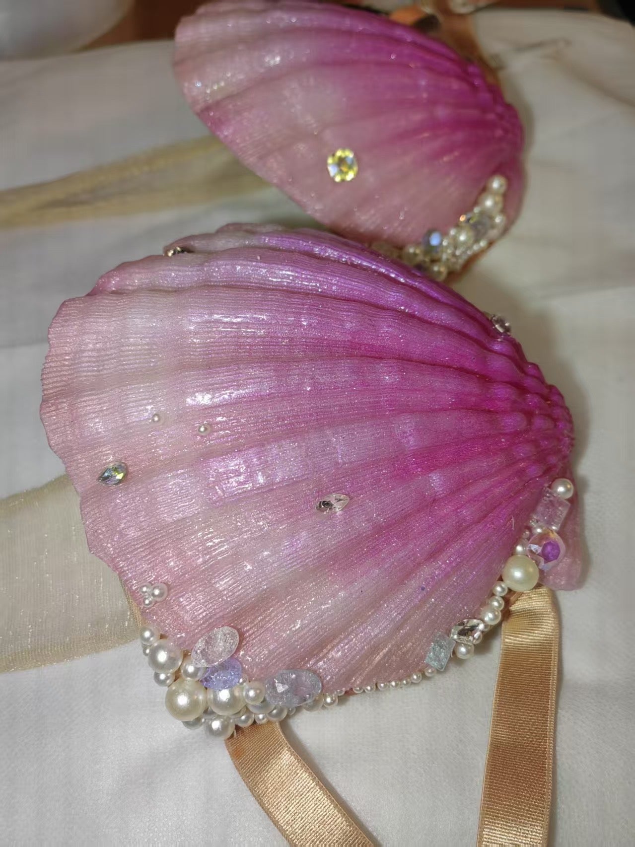 Classic Shell Silicone Mermaid Top