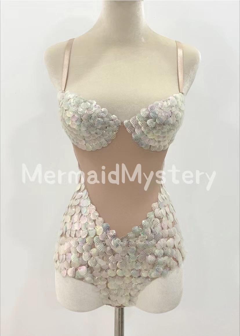 Hand-Sewn Scale Swimsuit