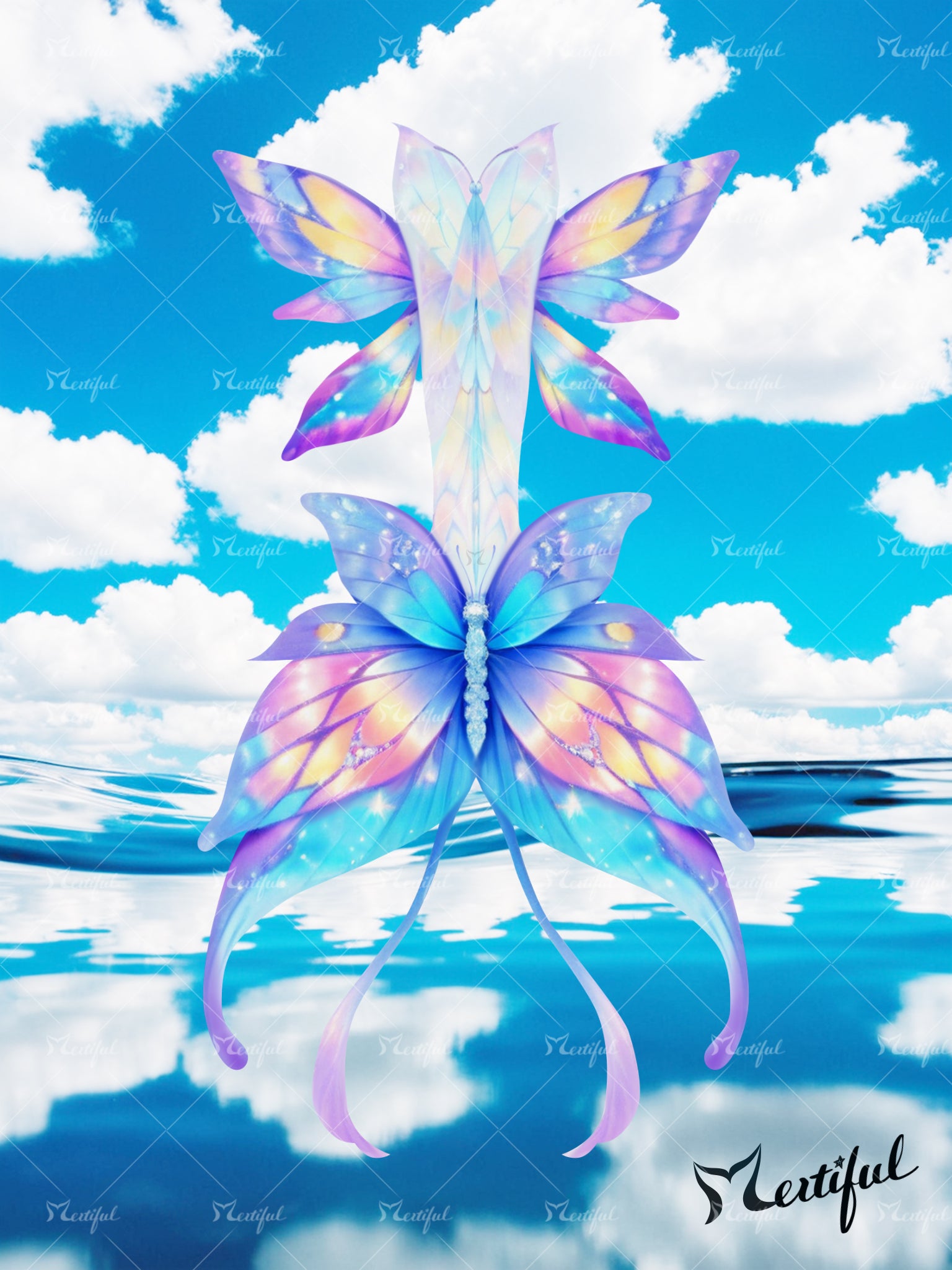 Mertiful Butterfly Dream Mermaid Tail